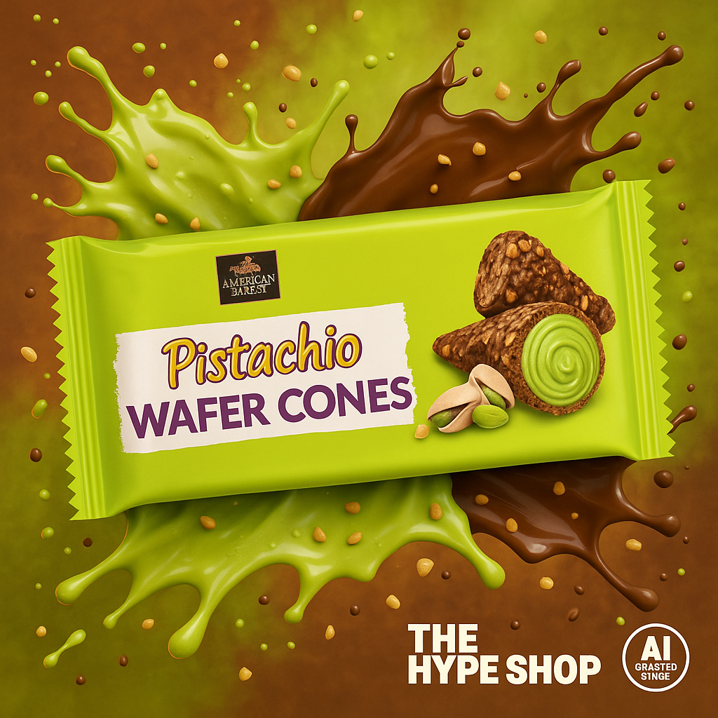 American Bakery Cones Pistachio 112g