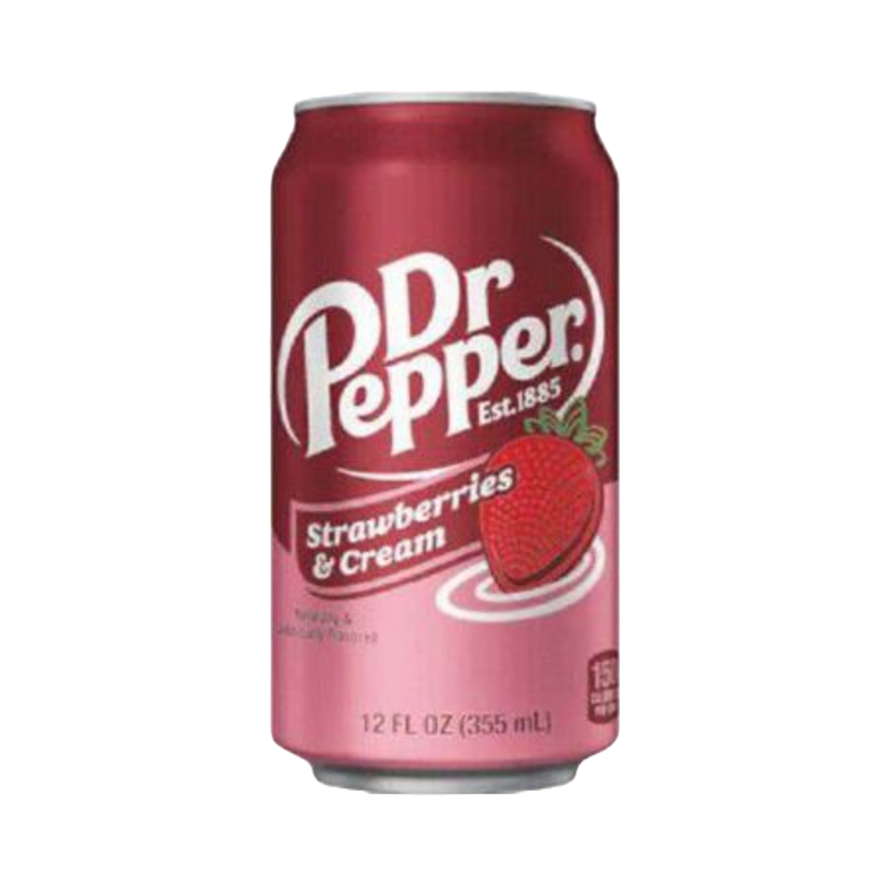 Dr. Pepper Strawberries & Cream - 355ml