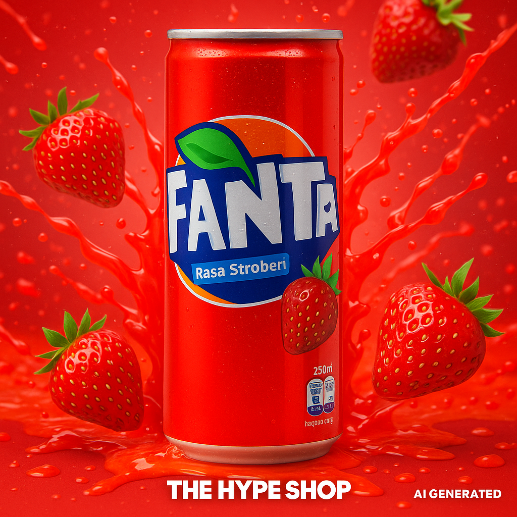 🍓 Fanta Strawberry – Indonesia (250ml)