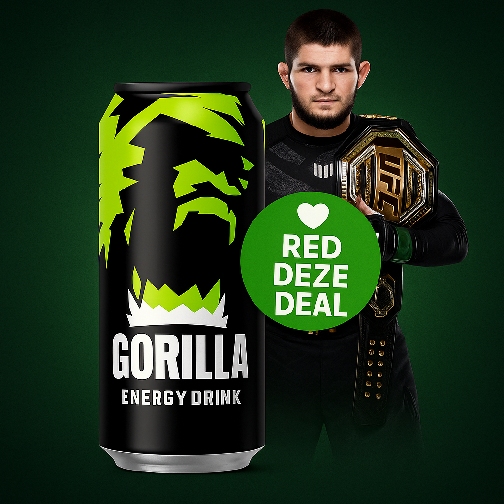 Gorilla Energy Original 500ML by Khabib "The Eagle" Nurmagomedov LAATSTE STOCK! 29/05/25