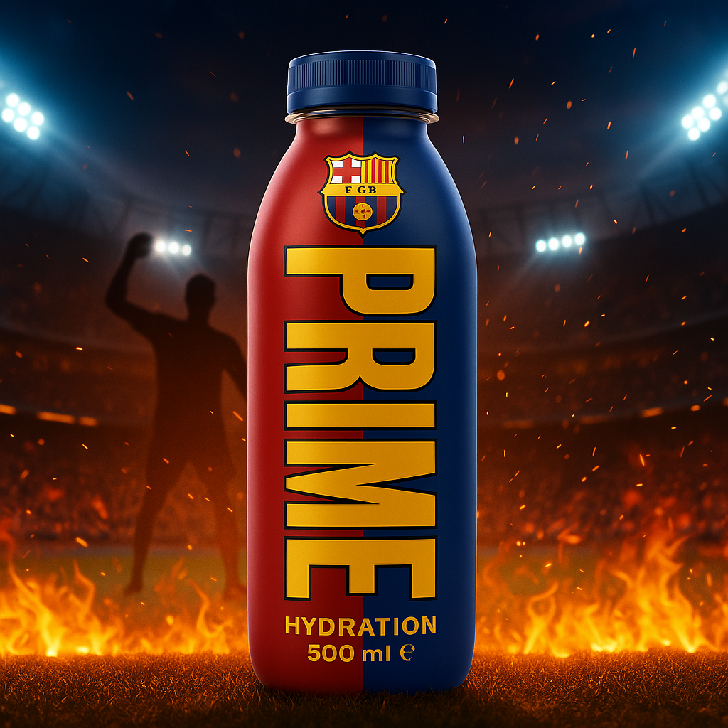 🔵🔴 Prime Hydration – FC Barcelona Edition (Mixed Berry) – UK Bottle – Tray 12 x 500 ml