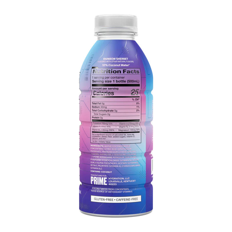 ❄️ Prime Hydration – Future Freeze – UK Bottle – Tray 12 x 500 ml