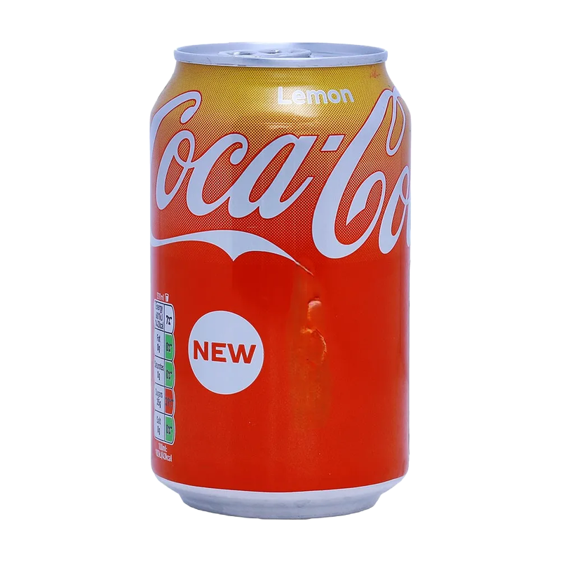 🥤 Coca-Cola Lemon – UK (330 ml)