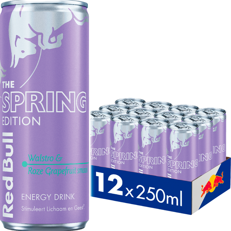 Red Bull Spring Edition – Walstro & Pink Grapefruit 12 x 250ml