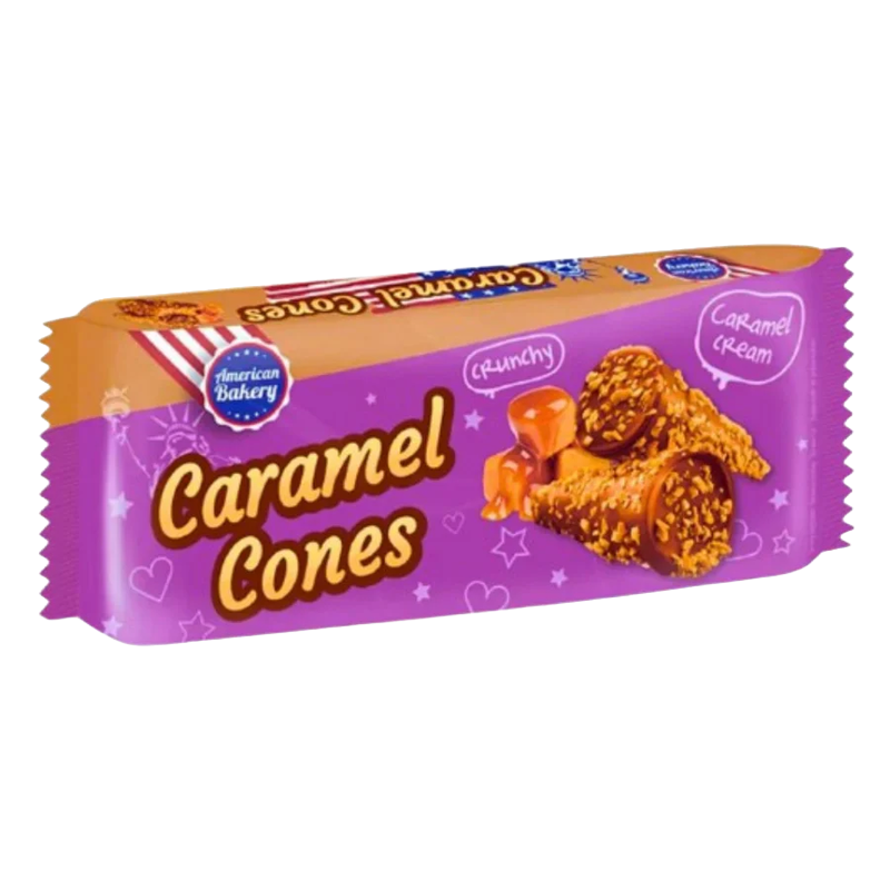 Cornets de boulangerie américains au caramel 112 g