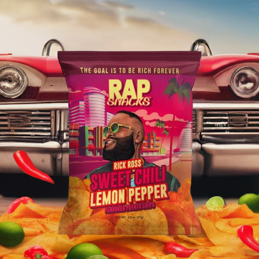 Chips Rap Snacks Rick Ross Piment doux et poivre citronné 71 g