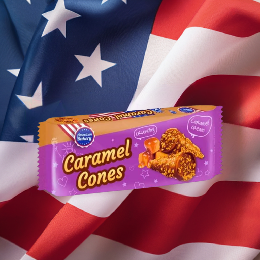 Cornets de boulangerie américains au caramel 112 g