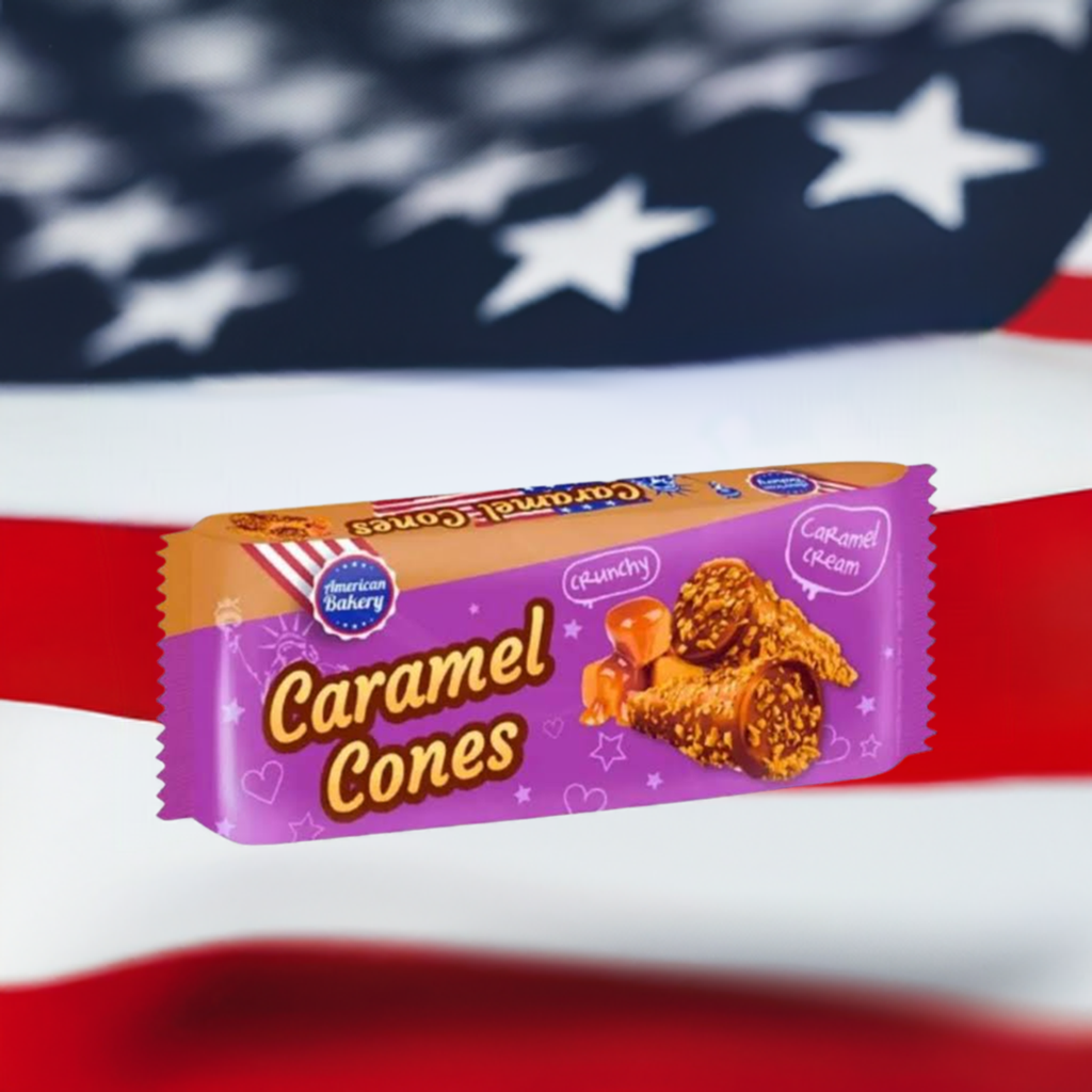 Cornets de boulangerie américains au caramel 112 g