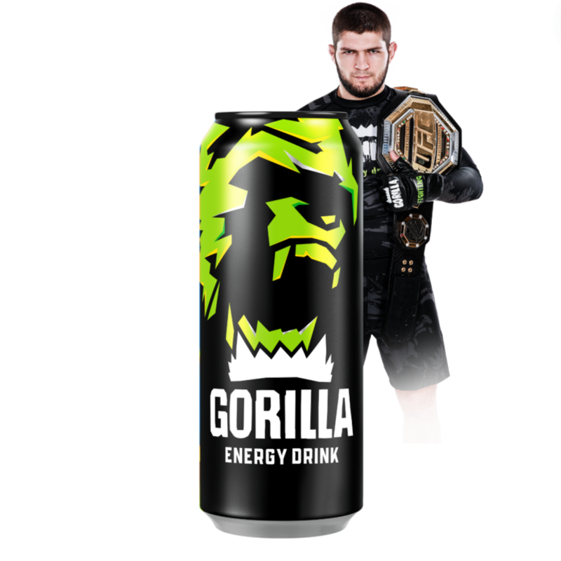 Gorilla Energy Original 500ML by  Khabib "The Eagle" Nurmagomedov