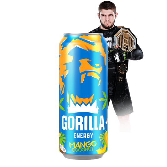 Gorilla Energy  Mango – Coconut 500ML by  Khabib "The Eagle" Nurmagomedov