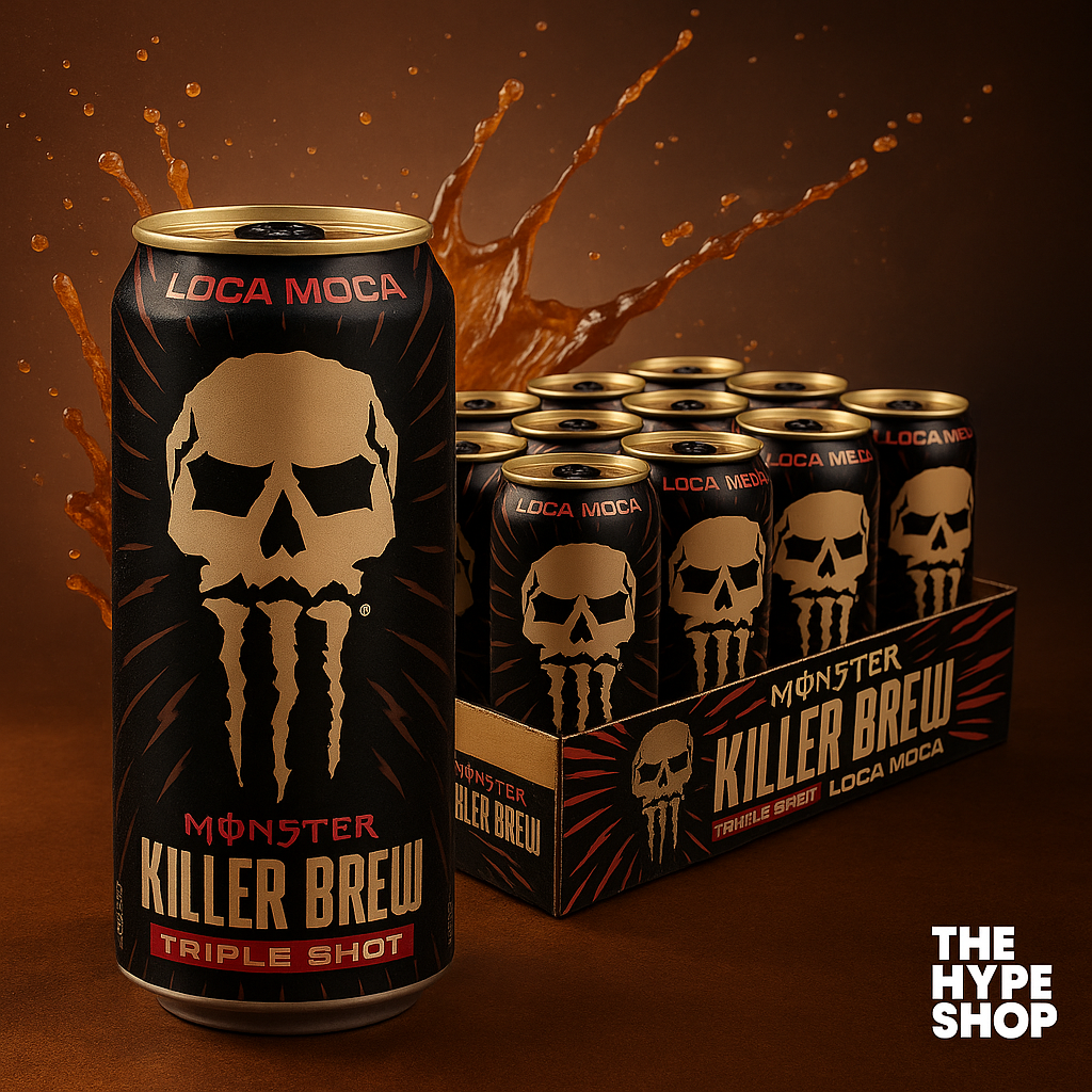 Monster Energy – Killer Brew Loca Moca  USA 443 ml BESCHADIGD BLIK