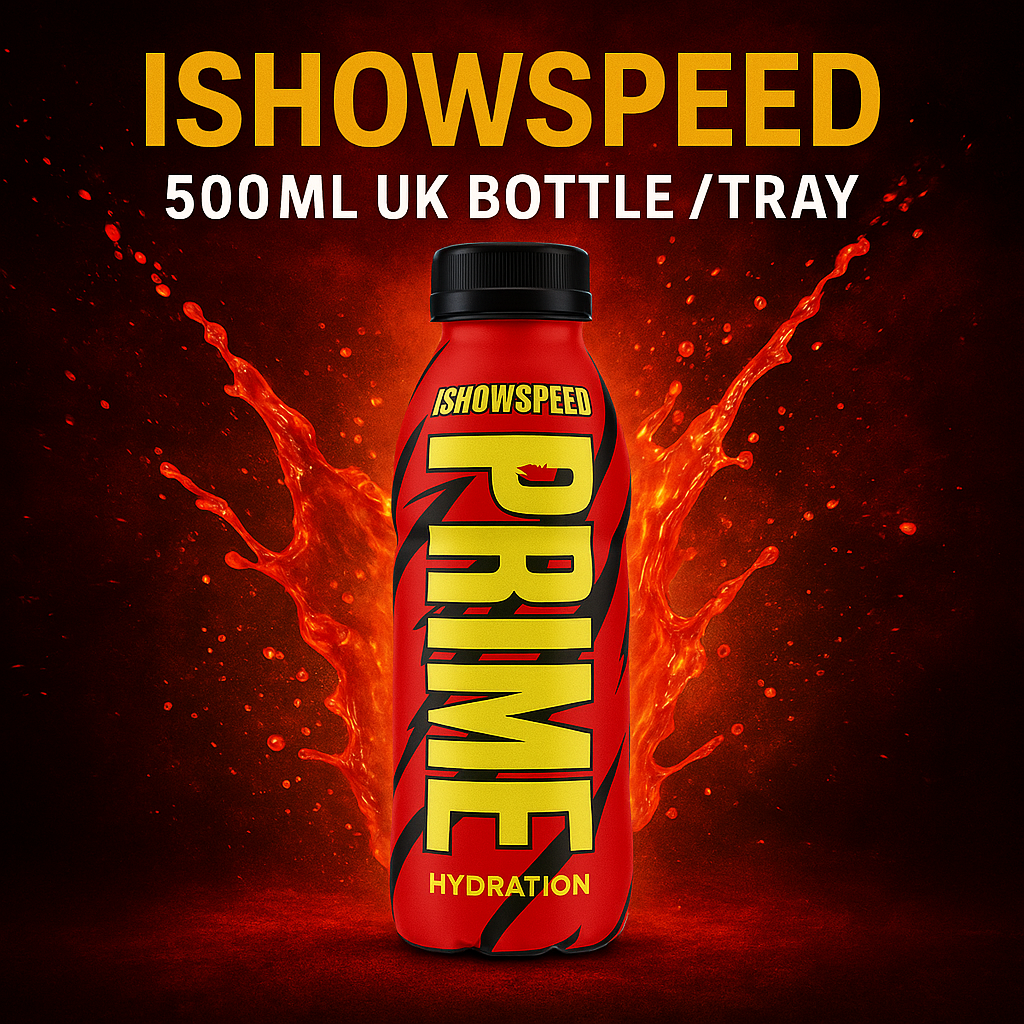 Prime Hydration – iShowSpeed Edition (Acai Dragon Fruit) – UK Bottle – Tray 12 x 500 ml