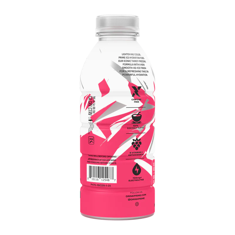 Prime Hydratatie Ice Red Chill 500ml UK Bottle