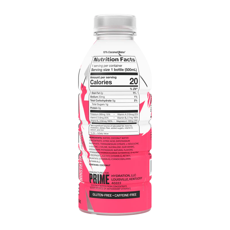 Prime Hydratatie Ice Red Chill 500ml UK Bottle