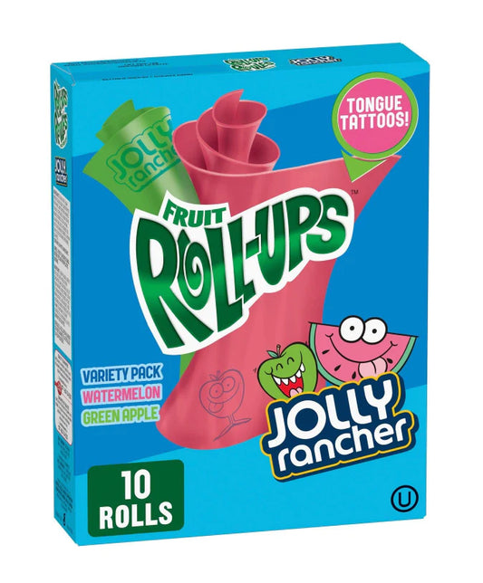 Rouleaux de fruits Betty Crocker Jolly Rancher, paquet de 10, 141 gr