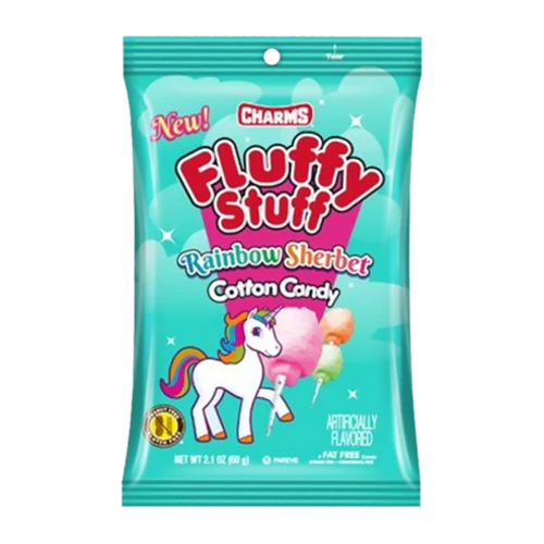 Fluffy Stuff Cotton Candy Rainbow Sherbet 60g