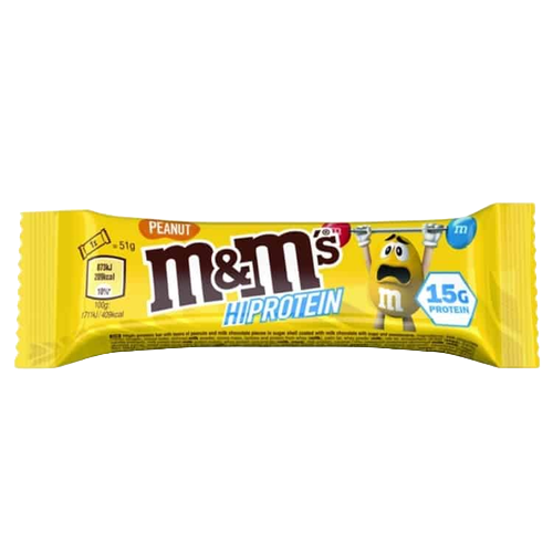 M&M’s Hi-Protein Bar Peanut 51 gr / stuk