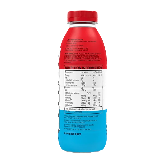 PRIME HYDRATION  ICE POP UK 500ml