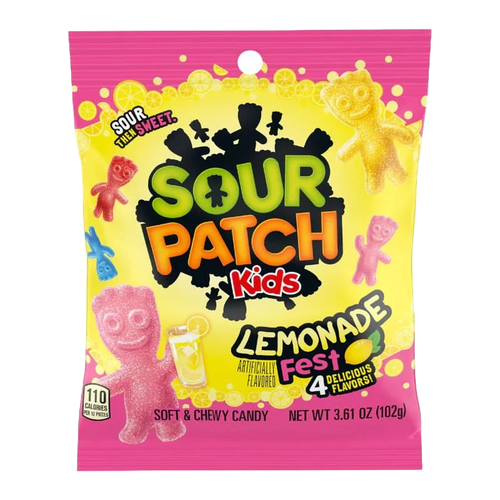 Sachet de limonade Sour Patch Kids 102g