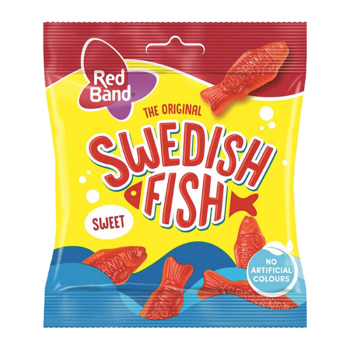 Red Band De originele Swedish Fish gummy snoep 100g