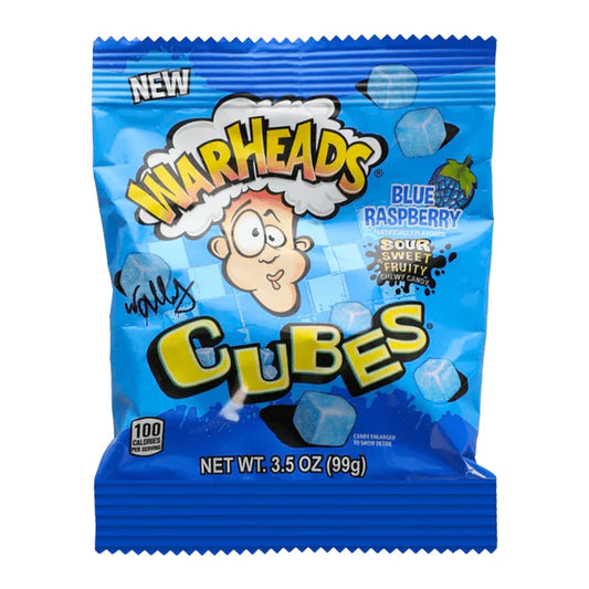 Warheads Sour Cubes Framboise Bleue 99g