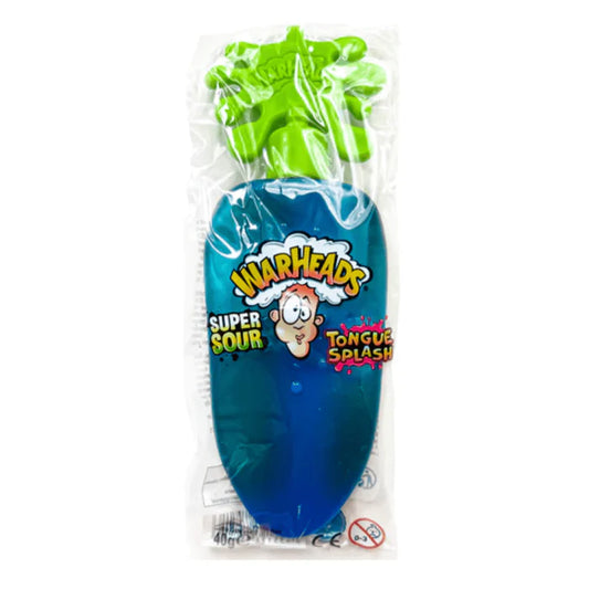 Warheads Super Sour Tongue Splash 40 grammes / pièce — Bleu